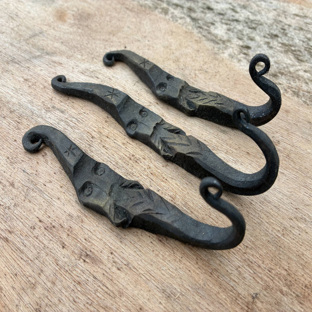 Hand-Forged Wizard/Gnome Wall Hook – Fantasy Inspired Wrought Iron Art