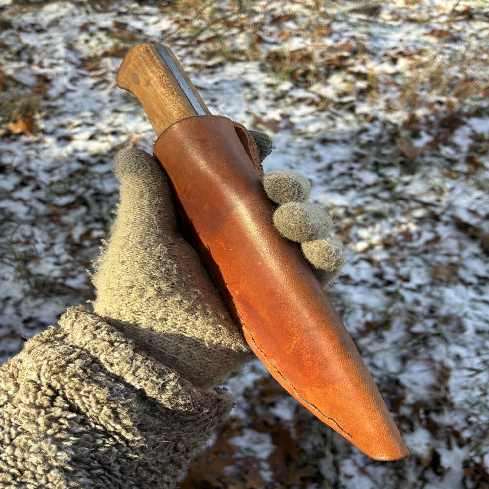 Legacy Rasp Knife | Hand-Forged Blacksmith Outdoor Knife | Upcycled Farrier Rasp