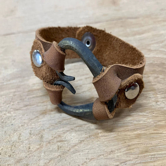 Hand Forged Heart Bracelet – Blacksmith Jewelry