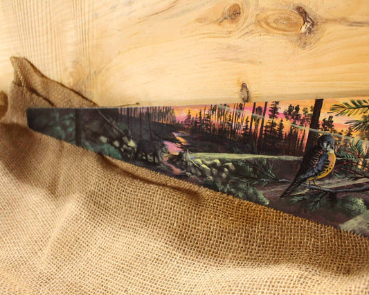Hand Painted Vintage Handsaw Wall Art