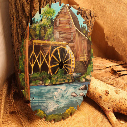 Sawmill Hand-Painted Saw Blade