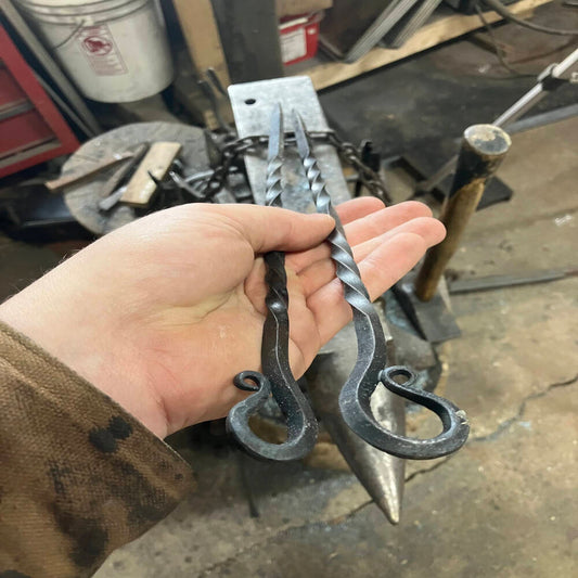 Hand-Forged BBQ & Meat Grilling Skewers (Set of 2)