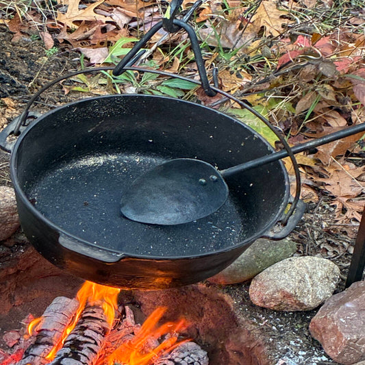 Hand Forged Steel Bail Hook – Campfire Dutch Oven Cooking Tool