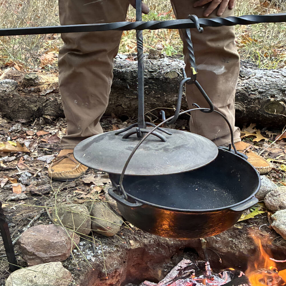 Hand-Forged Twisted S Hooks