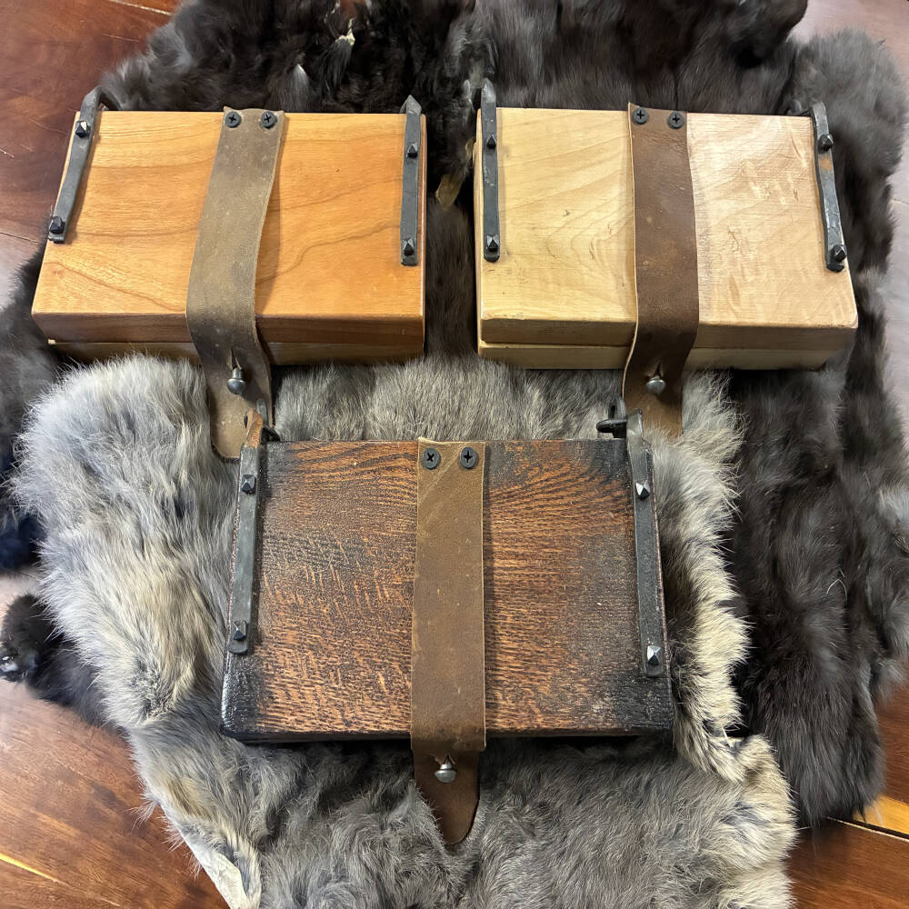 Handcrafted Viking Dice Box Vault | TTRPG & RPG Fantasy Tabletop Organizer