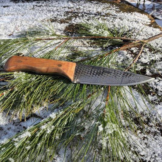 Legacy Rasp Knife | Hand-Forged Blacksmith Outdoor Knife | Upcycled Farrier Rasp
