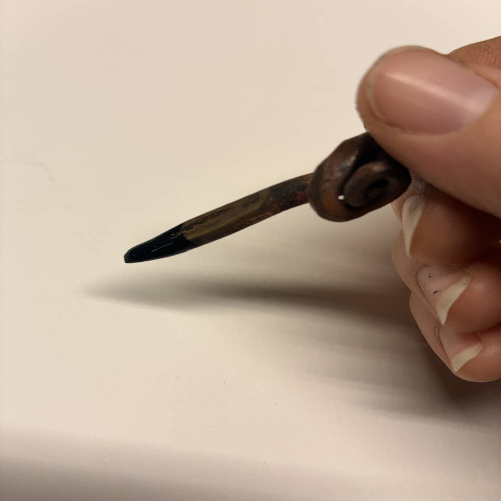 Handmade Copper Dip Pen | Medieval Style Calligraphy & Historical Writing