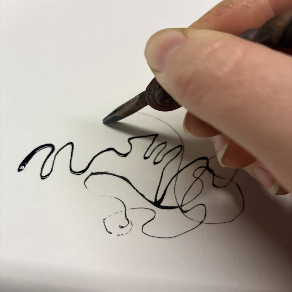 Handmade Copper Dip Pen | Medieval Style Calligraphy & Historical Writing