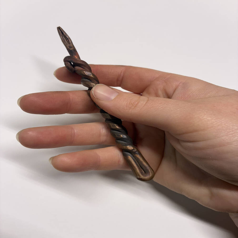 Handmade Copper Dip Pen | Medieval Style Calligraphy & Historical Writing