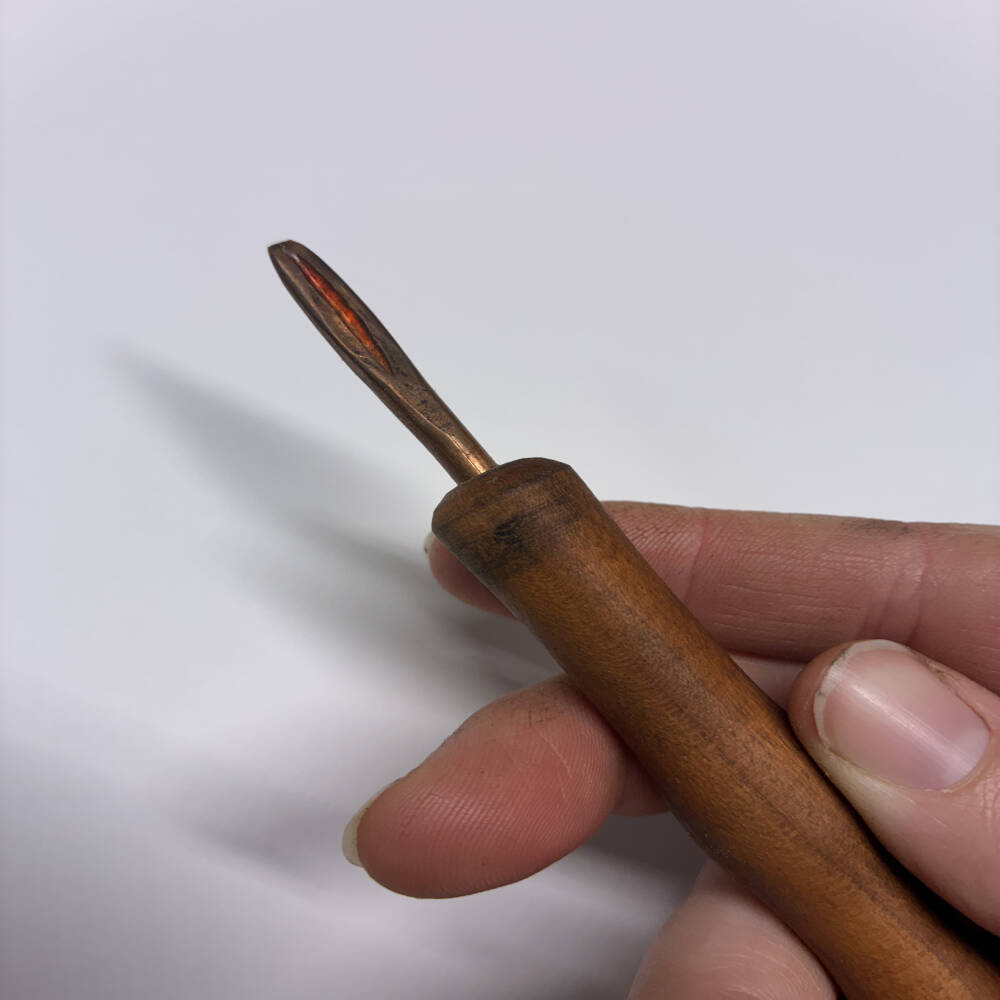 Handmade Copper Dip Pen | Medieval Style Calligraphy & Historical Writing