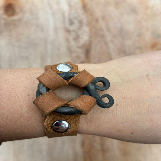 Troll Cross Bracelet – Hand Forged Blacksmith Jewelry