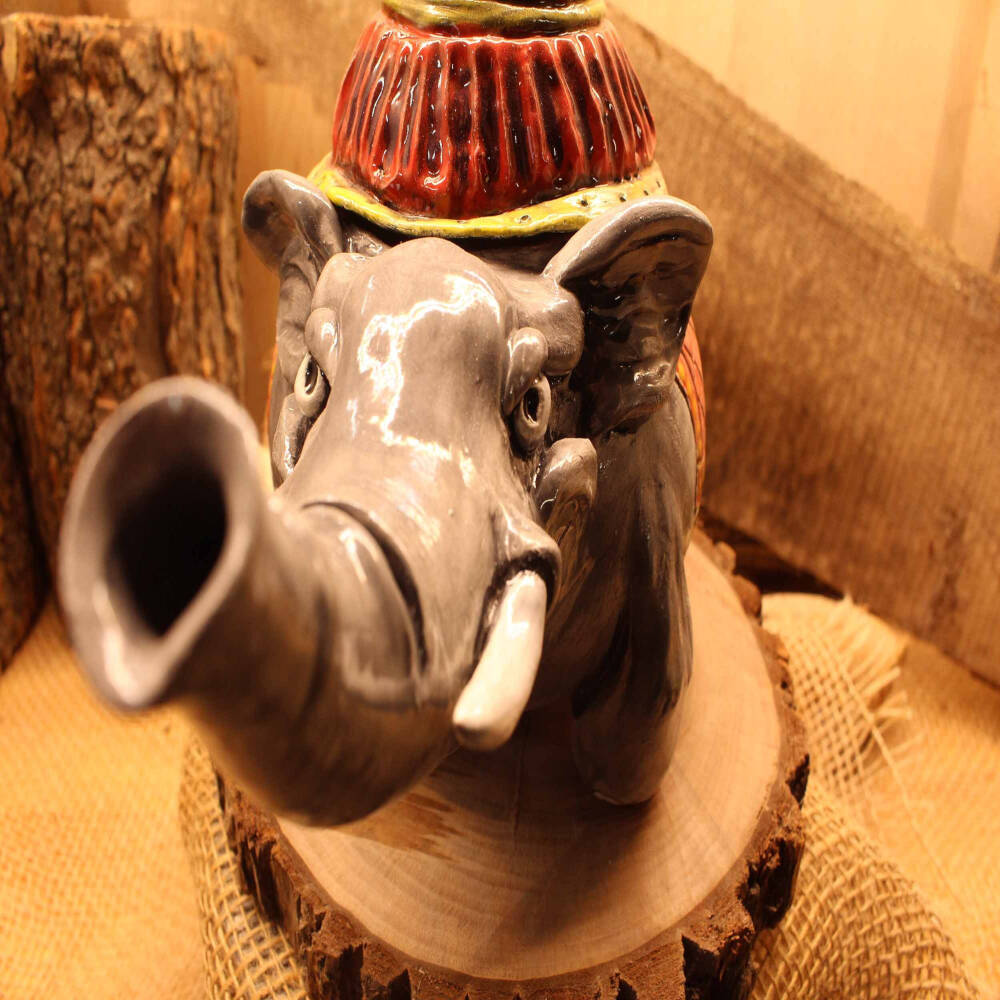 Handmade Elephant Teapot – Functional Ceramic Art