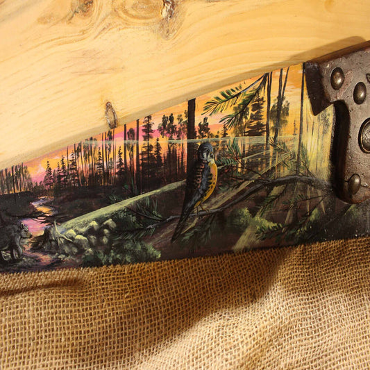 Hand Painted Vintage Handsaw Wall Art
