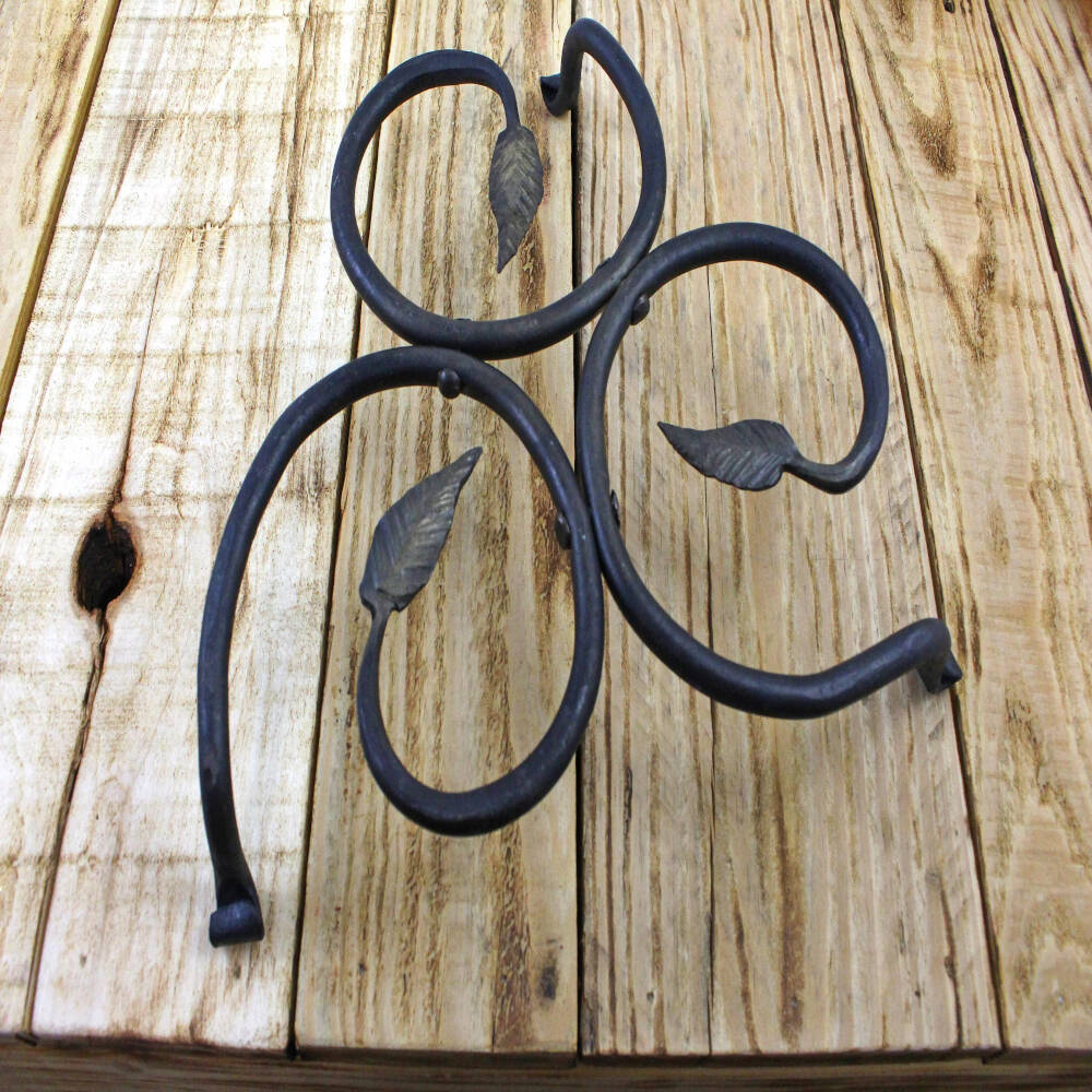 Hand-Forged Leaf Trivet