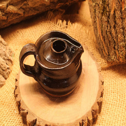 Handmade Earthenware Oil Lamp