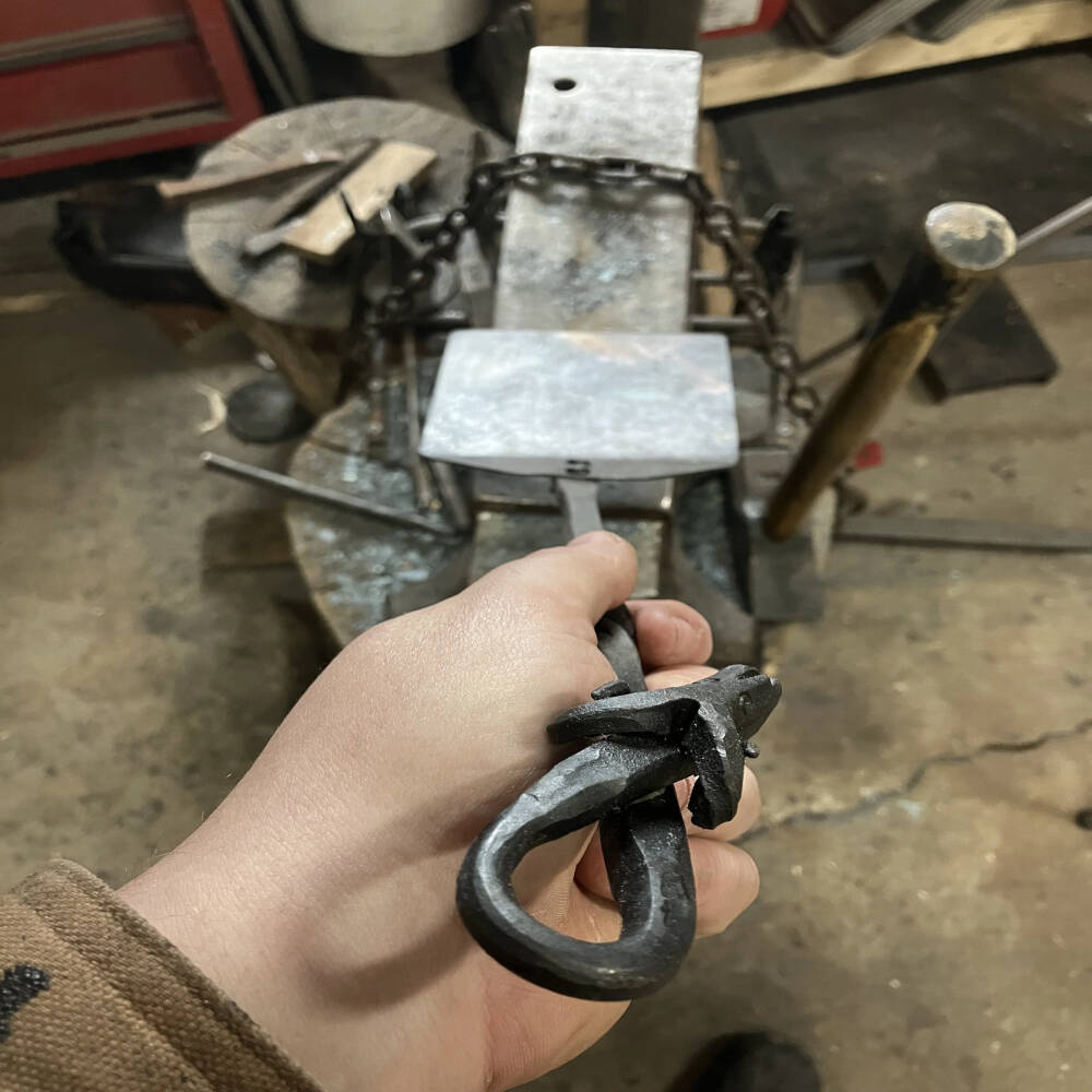 Ram’s Head BBQ Spatula – Hand Forged Blacksmith Grill Tool