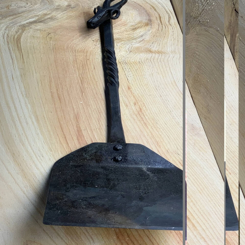 Ram’s Head BBQ Spatula – Hand Forged Blacksmith Grill Tool