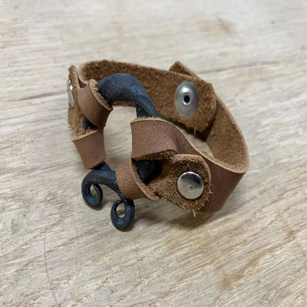 Troll Cross Bracelet – Hand Forged Blacksmith Jewelry