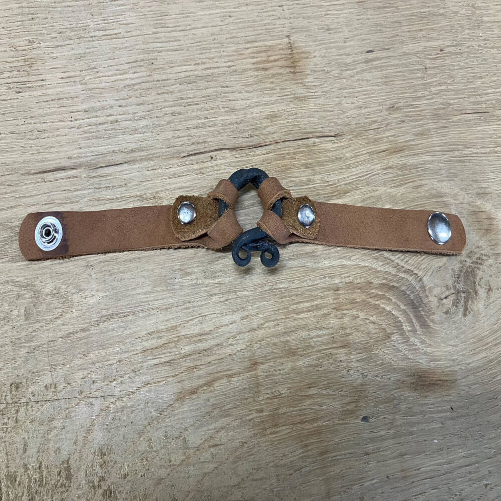 Troll Cross Bracelet – Hand Forged Blacksmith Jewelry