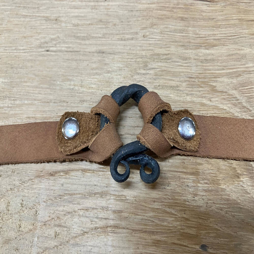 Troll Cross Bracelet – Hand Forged Blacksmith Jewelry