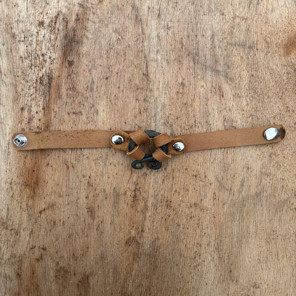 Troll Cross Bracelet – Hand Forged Blacksmith Jewelry