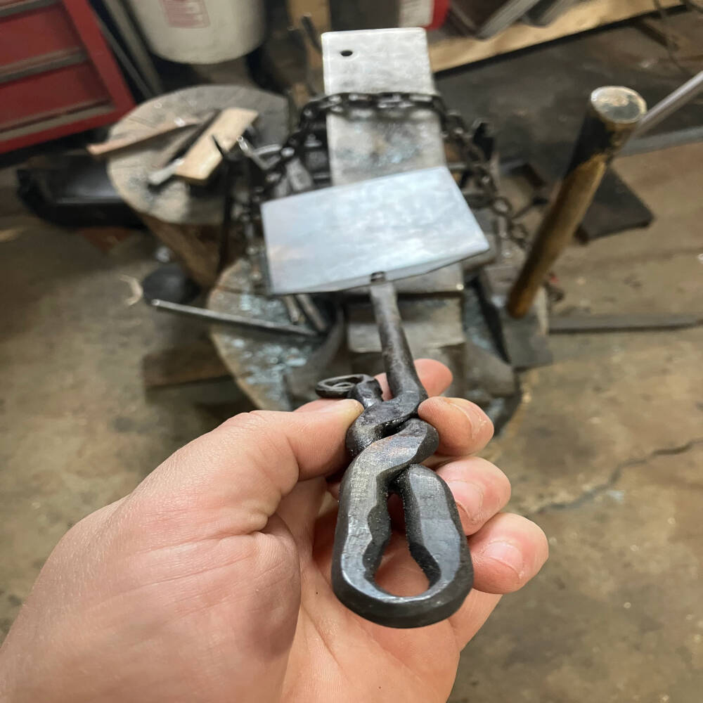 Hand-Forged Twist Handle BBQ Spatula